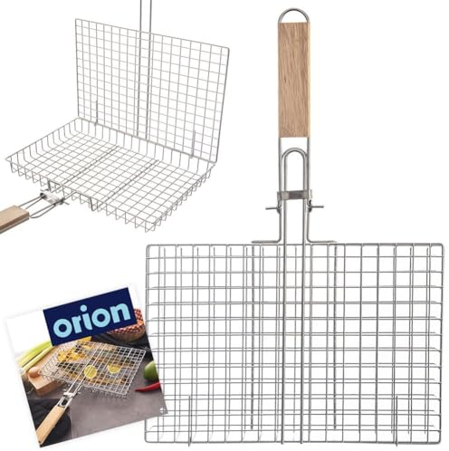 orion group Griglia per barbecue in metallo, 32 x 49 cm