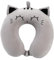 I-TOTAL® - Reisekissen für Nackenstütze, Nackenstützkissen/Kissen Lustiges Reisekissen (Grey CAT)