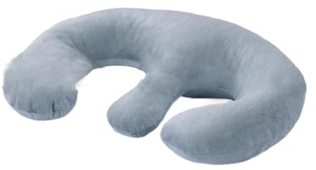 FytStycale Breast Pillow Beauty Salon Chest Cushion Massage Table Rest Pillow Polyester Material Supports Multiple Sleeping Positions Suitable, Gray