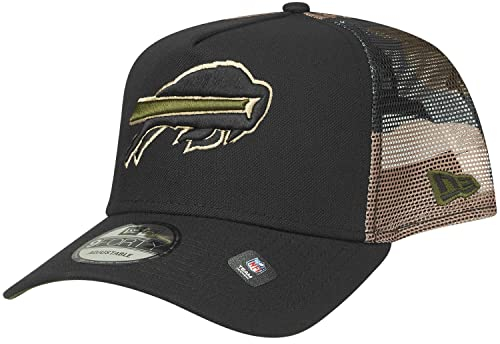 New Era Snapback Trucker Cap - Buffalo Bills Wood camo