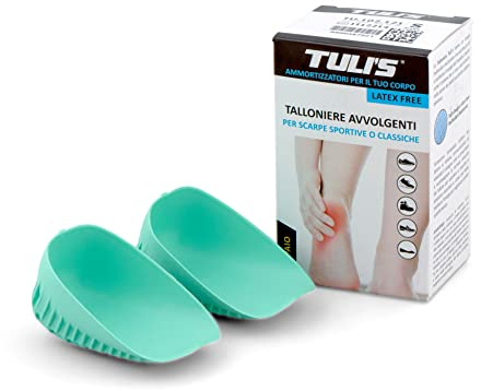 Tuli's Talloniere per Tallonite - Talloniera Gel Classica per Scarpe - Termica Multistrato, Assorbe Urti - Taglia M