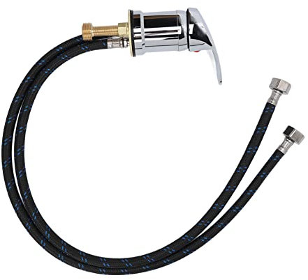 Pwshymi Robinet de Lit de Shampooing, Pomme de Douche de Robinet de Bassin de Tuyau Robinet de Lavage pour Salon de Coiffure