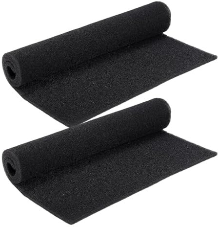 Air Conditioner Foam Filter - Filters Flexible Cutting Foam Pad Pre Filter - Reusable & Washable Air Filter for Air Purifiers Furnace Filters & Trash Cans