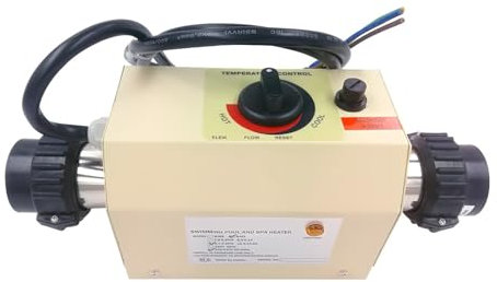 JHXHFJXZ Termostato for Calentador de Agua eléctrico de 3 kW for Piscina, bañera de hidromasaje y masajes. para SPA, bañera(Imperial 48mm)