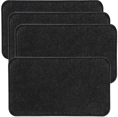 HINAYOSAN 4 almohadillas moldeadoras portátiles de fieltro para mochila, bolsa, base reforzada con esquinas redondas, inserto de refuerzo inferior portátil, multicolor, One Size