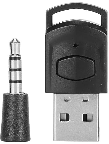 PUSOKEI USB Bluetooth -ljudadapter, Anslutning Av Bluetooth -hörlurar Till /5, Switchs, PC, USB -sändare Aptx med Trådlös Mikrofon