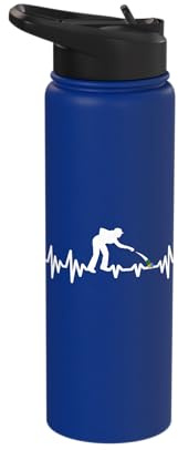 Boule Cardiogram Petanque Boccia balls players game Bocce Stainless Steel Insulated Water Bottle