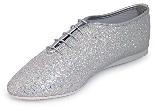 Roch Valley Silver Hologram Jazz Shoes