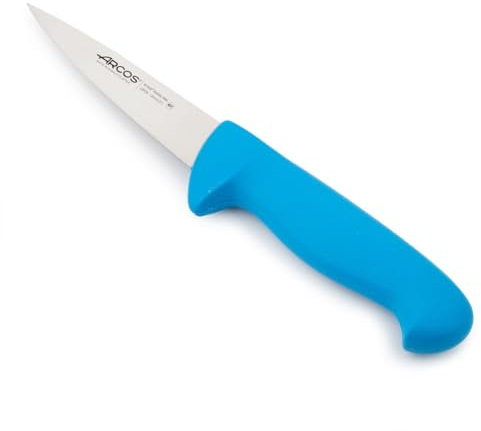 Arcos Couteau de Boucher Professionnel - Lame Acier Inoxydable Nitrum 130 mm - Coupe Précise et Durable - Manche Ergonomique Polypropylène Bleu - Série 2900