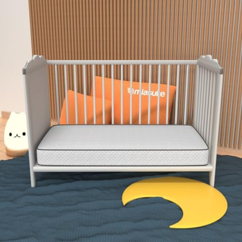 MiaSuite Materasso per Culla in WATERFOAM 60X130 Alto 16 CM Poliuretano ESPANSO Ortopedico