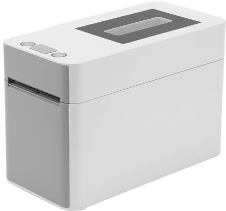 Termisk Etikettskrivare, Etikettmaskin, USB Multifunktionell Klistermärkeskrivare för Stormarknad med Anpassningsbara Redigeringsfunktioner, för Dryckesetiketter och (EU-)