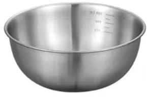 Ciotola di miscelazione facile da pulire bacini di cottura in acciaio inossidabile ciotola di nidificazione in metallo adatta per cucina cottura