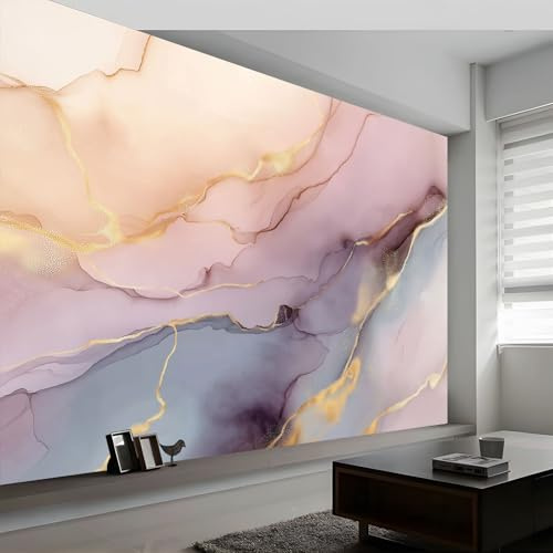 Dream Style Mural Decoration Poster Picture, 200 x 140 cm - Photo Wallpaper Abstract Marble Swirl Stripes for Living Room, Bedroom, Bathroom, Office, Dining Room, Kid's Room
