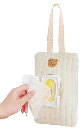 para toallitas de viaje | de toallitas húmedas Suspendable para coche, accesorio reutilizable recargable para cochecito y viaje para niños y niñas