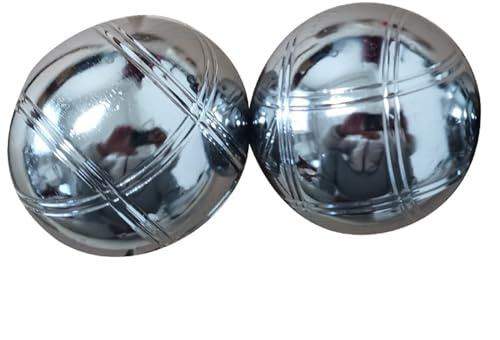 Juegos De Jardín Boules - Bouls Ball Set | Kit De Juego De Bolas De Acero Al Aire Libre Con Bolsa De Transporte | Juego Clásico De Petanqueo | Juguete Familiar Divertido Para Patio Trasero, Playa, Cés