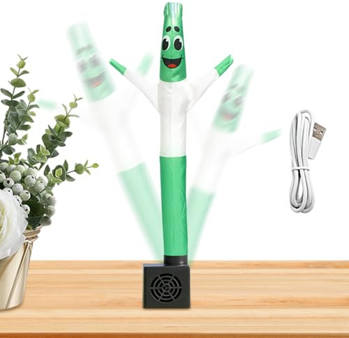 Figura decorativa gonfiabile, 50 cm, grande figura angolare con braccio oscillante, piccola figura gonfiabile da tavolo con ventilatore, per esterni, interni, commerciali, negozi, casa,