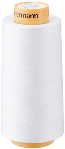 Gutermann 3000C-5709 Natural Cotton Thread Solids, 3281-Yard, White