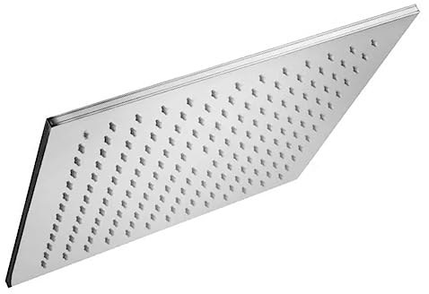 Kopfbrause 300mm, Eckig, Chrom