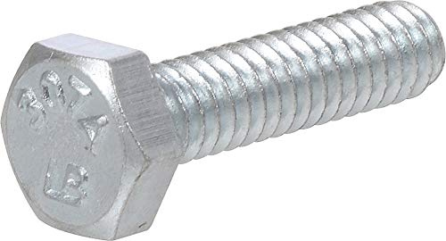 Hillman Zinc-Plated Steel Full-Thread Hex Bolts 3/8-16 x 3-Inch, 10 Pk