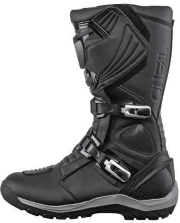 O'NEAL | Motorradstiefel | Enduro Adventure | Robuster & wasserdichter Tourenstiefel, Metallverstärkte Innensohle, Austauschbares Fußbett | Sierra Pro Boot | Erwachsene | Schwarz | Größe 44