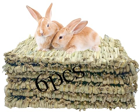 MUYG Hühnerstall Graspads Handgewebte Grasrasrasrasen Nistfutter Henne Nistkasten Kunststoff Synthetische Geflügel Uriniermatten Kleintiere Naturstroh Kaninchen Matte Haustier Künstliche Bettwäsche