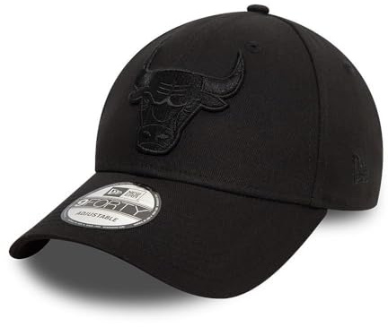 New Era Chicago Bulls NBA Essential Schwarz Verstellbare 9Forty Cap - One-Size