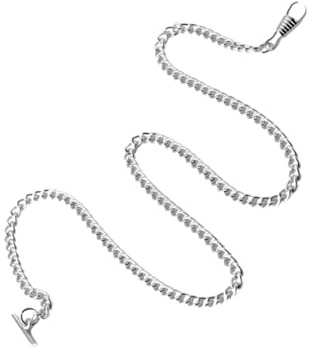 GALPADA Catena Orologio da Taschino in Metallo Stile Retrò, Facile e Comoda da Usare, come Decorazione per Cintura o Chiavi