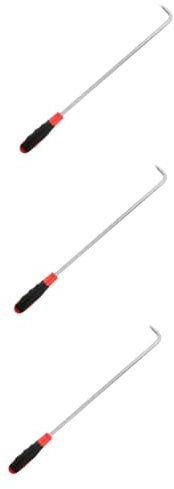 JECOMPRIS 3st Haken Aus Edelstahl Langhantelstange Fadenvorhang Rollladen Deckenhaken Rolladen Werkzeug Schachthaken Mannlochhaken Schwere Ausführung Hakenhand Hebehaken Rostfreier Stahl