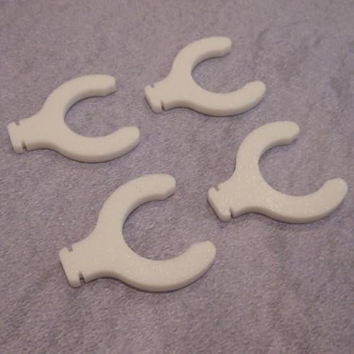 ULEIVA Ersatz Clip 4 Stck kompatibel mit Kermi ZK00940001 V2 Befestigung Flachheizkörper Ersatzteil (4-er Set)