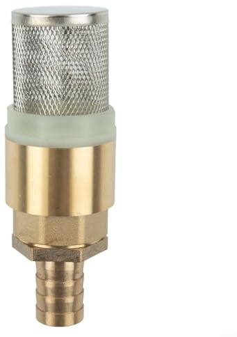 Rückschlagventil-Saugnapf, Fußventil, Schlauchanschluss-Set für Gartenbewässerungsgeräte, Messingkonstruktion mit Edelstahlsieb, 16 bar Arbeitsdruck (3/4 Zoll Ventile + Durchmesser 19 mm)