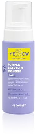 Yellow Professional Silver Purple Leave In-Mousse 160ml