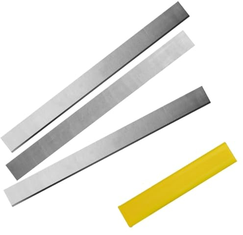 XZZQDZSWMN 3pcs TCT Planer Blades 203×19×3mm Planing Blade Resharpenable for Woodworking Tool Thicknesser
