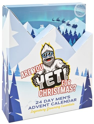 Yeti Body Care adventskalender för män 2025 – kroppsvård julkalender att öppna upp