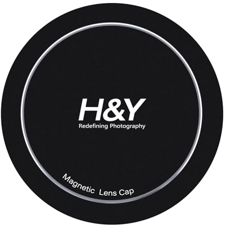 H&Y RevoRing Built-In Lens Filter Caps CNC Machined Aluminium Front and Back Cap 67-82mm