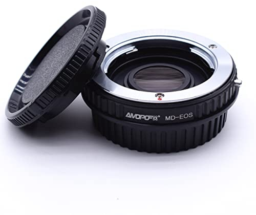 MD vers EF Adaptateur,d'objectif-pour Minolta (MD/MC) Objectif -Compatible EF-S Mount Appareil Photo 7D,10D,20D,30D, 40D,50D,60D,Rebel XT,T2i,T3 T3i,T4,400D,450D,1300D