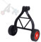 HUIOP Roue auxiliaire Universelle pour Coupe-Bordures, Accessoire de Tondeuse à Gazon sans Fil Pratique, Roue de Support de Coupe-Herbe réglable de 25 à 28 mm