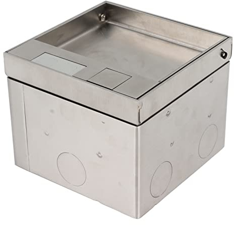 Prise Intégrée UE, Prise de Sol en Acier Inoxydable Prise Encastrée étanche PC Solution AC250V pour Prise de Sol pour Accessoires de Prise à Usage Intérieur et Extérieur