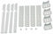 SKYSCRAPPER - Universal Integrated Fridge Door Slider Mounting & Installation Sliding Bracket Fixing Kit (Pack of 4)