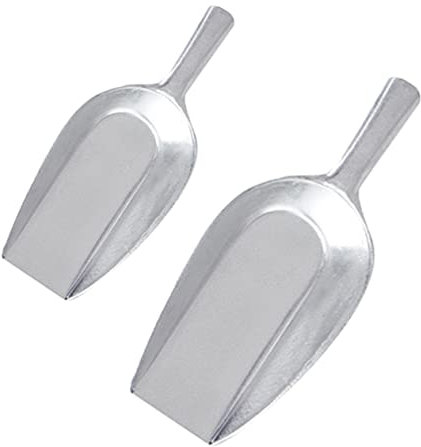 MAGICLULU Paletta Per Farina in Alluminio Da 2 Pezzi Pale Per Cereali Multifunzionali Robusta E Resistente Per Un Uso Duraturo