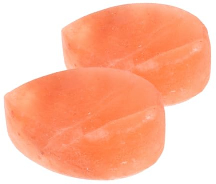 PartyKindom 2piezas Piedras De Masaje De Natural Piedra Cristal Para Exfoliación Corporal Facial y Pies Cuidado Piel Herramienta Para Spa Casa