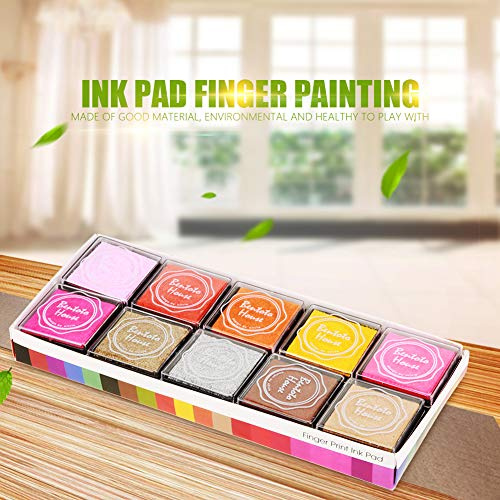 BAOFUYA 20 Craft Meat Ink -kuddar för Lösligt Gummi - Paint Kits Kit