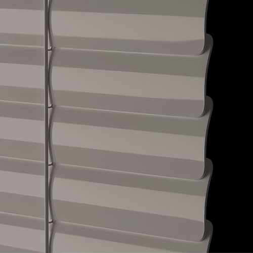 Persiane Veneziane In Alluminio, Senza Fori Con Catena Di Regolazione, Impermeabili Facili Da Pulire Per Camera Cucina Bagno Ufficio(Gray)