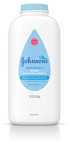Johnson & Johnson Baby Powder Pure Cornstarch with Aloe & Vitamin-E 445 ml (Babypflege Körperpflege )