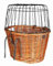 Trixie 2806 Front dog bike basket, 44 × 48 × 33 cm, natural