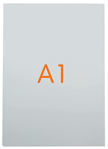 Nobo Premium Plus Ersatzabdeckung für Plakatständer und Plakatrahmen, Größe A1, Entspiegelte Kunststoff-Oberfläche, Flexiblel, 500 Mikron, Einfach zu Reinigen, 1902374