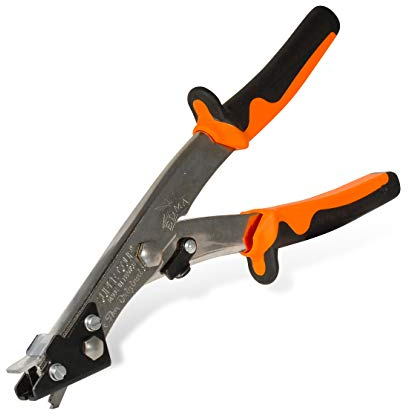 EDMA - Supercoup NR1 - Nibbler Shears with Built-in Chip Cutter - for Sheet Metal Plane - Capacity 0.6-2 mm - 11055 - Quality Manual Tool for Professional and Individual