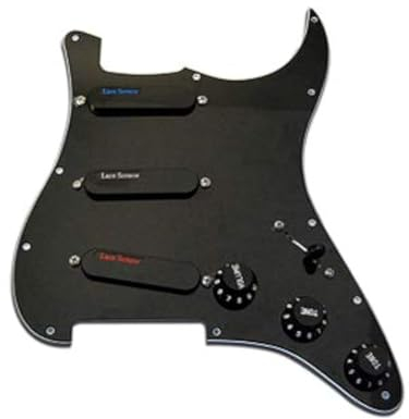 Lace Sensor Ultimate Triple Prewired Stratocaster Electric Guitar Loaded Pickguard - (Black)