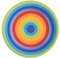 Hand Painted Rainbow Stripe Ceramic 18 cm Side Plate