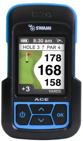 Izzo Golf Swami Ace Handheld Golf GPS Rangefinder - Blue