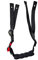 Amagogo Helm-Kinnriemen, Verstellbarer elastischer Riemen, Nylon-Schutzhelm-Kinnriemen mit Schnalle zum Klettern, Fahrradhelm, Radfahren, Softball, Schwamm-Kinnpolster